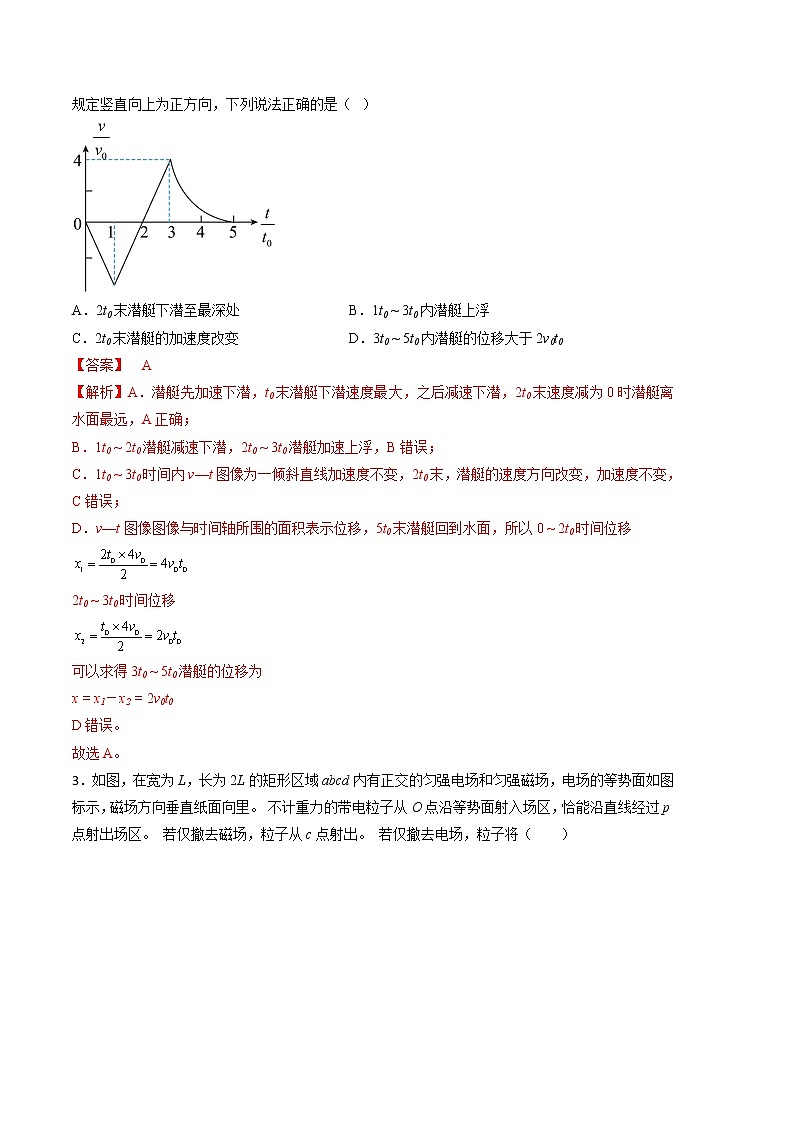 2023年高考第三次模拟考试卷-物理（广东B卷）（全解全析）02