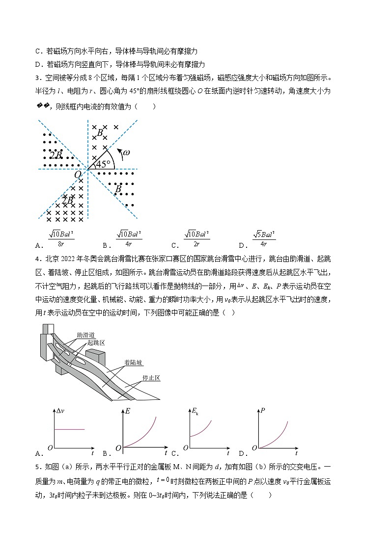 2023年高考第三次模拟考试卷-物理（湖南A卷）（考试版）第2页