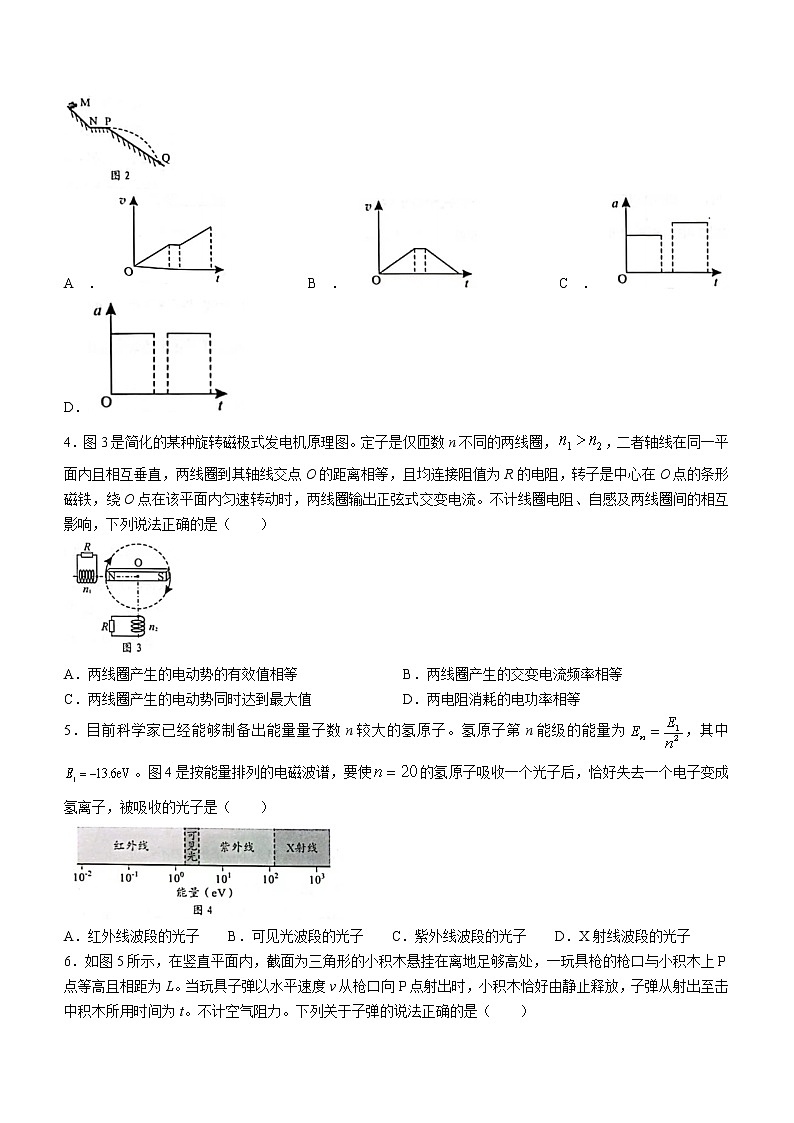 2022年新高考广东物理高考真题文档版(原卷)第2页