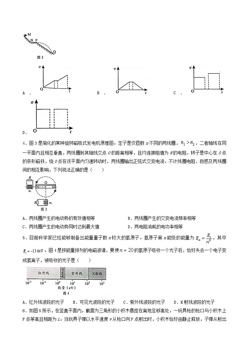 新高考2022年物理真题广东卷02