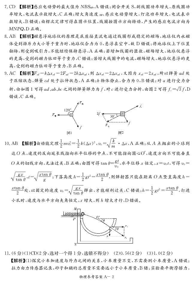 2022届湖南省新高考教学教研联盟高三下学期4月第二次联考试题 物理（PDF版）02