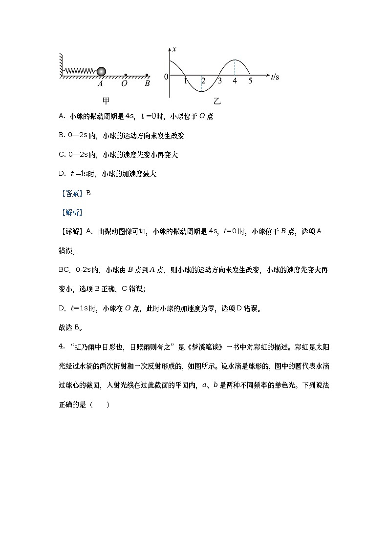 四川省成都外国语学校2022-2023学年高二物理下学期期中试题（Word版附解析）03