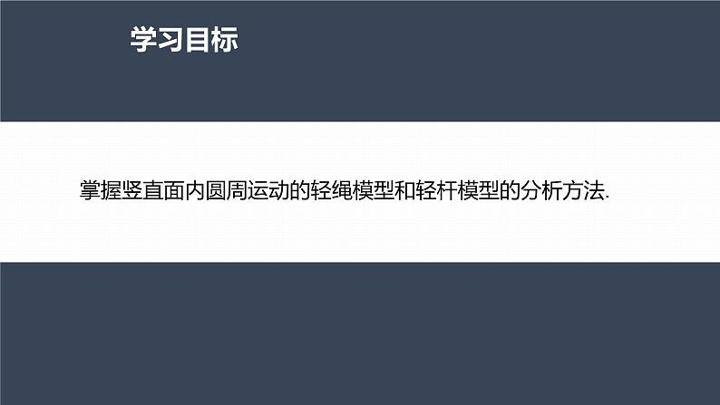 高中物理新教材同步必修第二册课件+讲义 第6章 专题强化　竖直面内的圆周运动04