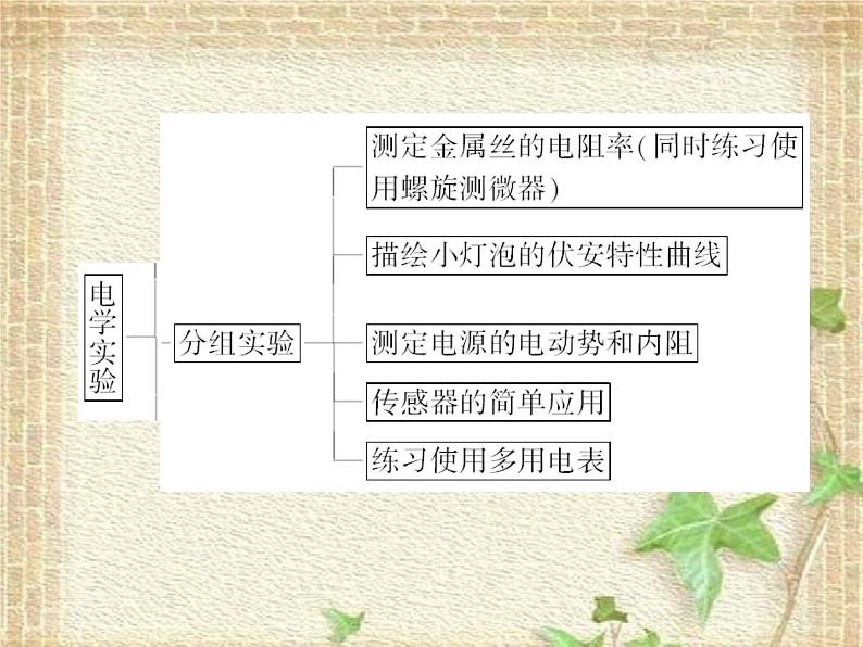 2022-2023年高考物理二轮复习 电学实验课件(重点难点易错点核心热点经典考点)03