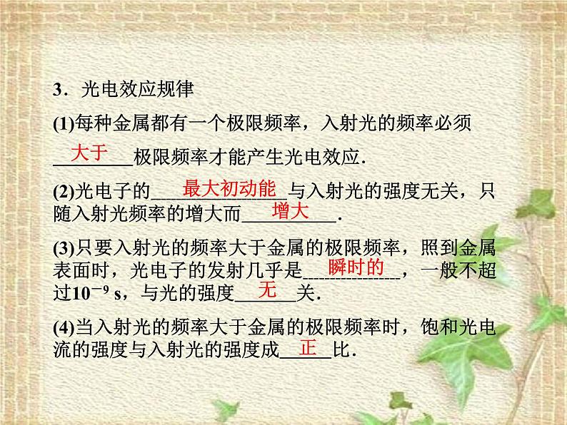 2022-2023年高考物理一轮复习 波粒二象性课件(重点难点易错点核心热点经典考点)第4页