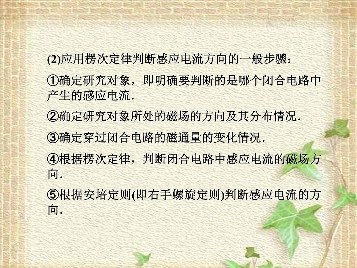 2022-2023年高考物理一轮复习 电磁感应现象 感应电流的方向课件(重点难点易错点核心热点经典考点)第6页