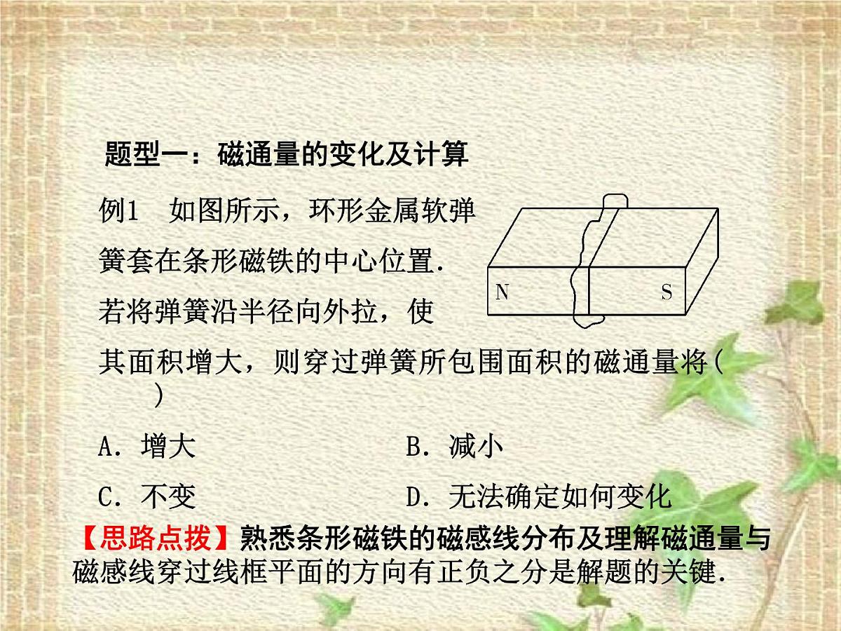 2022-2023年高考物理一轮复习 电磁感应现象 感应电流的方向课件(重点难点易错点核心热点经典考点)第7页