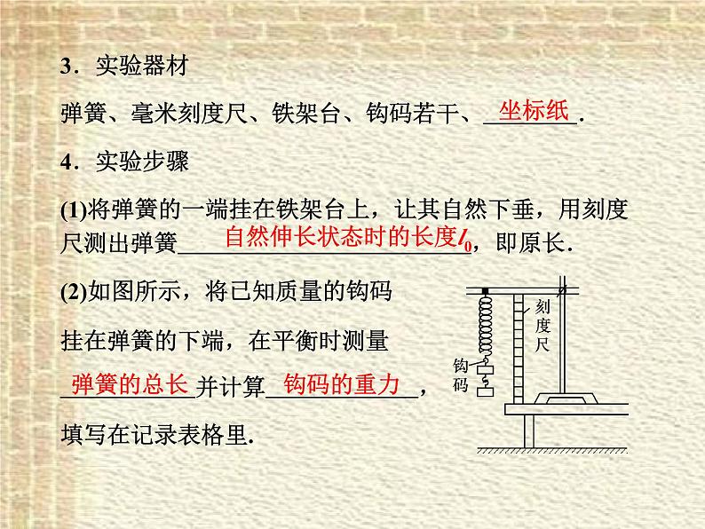 2022-2023年高考物理一轮复习 实验：验证力的平行四边形定则,探究弹力与弹簧伸长的关系课件(重点难点易错点核心热点经典考点)第7页