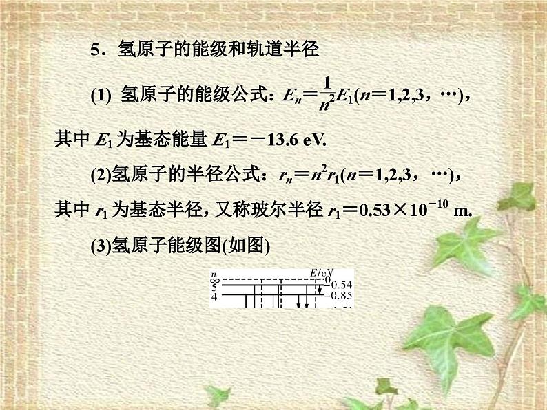 2022-2023年高考物理一轮复习 原子结构课件(重点难点易错点核心热点经典考点)第6页