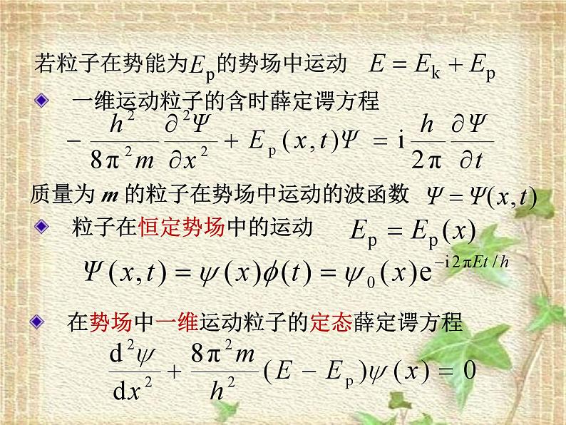 2022-2023年高中物理竞赛 量子力学简介课件(重点难点易错点核心热点经典考点)06