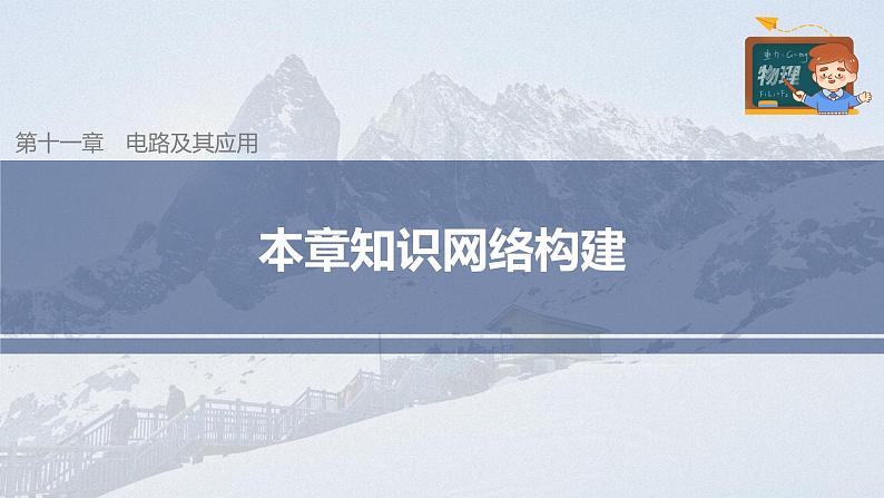 高中物理新教材同步必修第三册课件+讲义 第11章 本章知识网络构建03