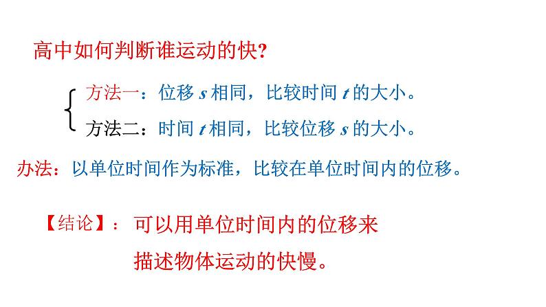 2021-2022学年高中物理人教版（2019）必修第一册 1.3 位置变化快慢的描述--速度 课件1第7页