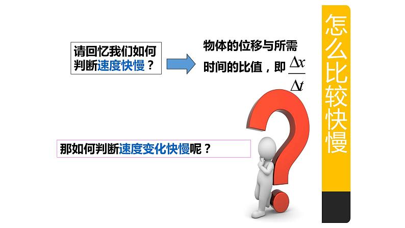 2021-2022学年高中物理人教版（2019）必修第一册 1.4 速度变化快慢的描述--加速度 课件1第3页