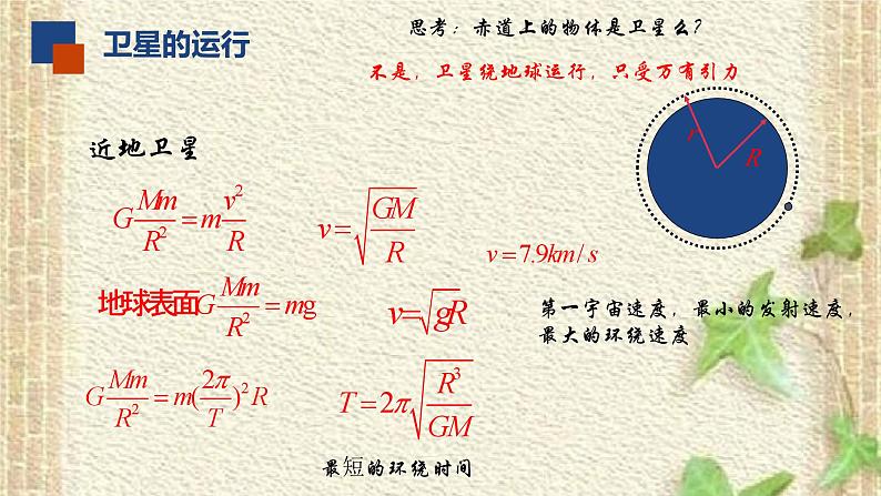 2022-2023年人教版(2019)新教材高中物理必修2 第7章万有引力与宇宙航行章末复习(2)课件第5页