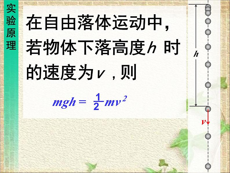 2022-2023年人教版(2019)新教材高中物理必修2 第8章机械能守恒定律第5节实验：验证机械能守恒定律(2)课件02
