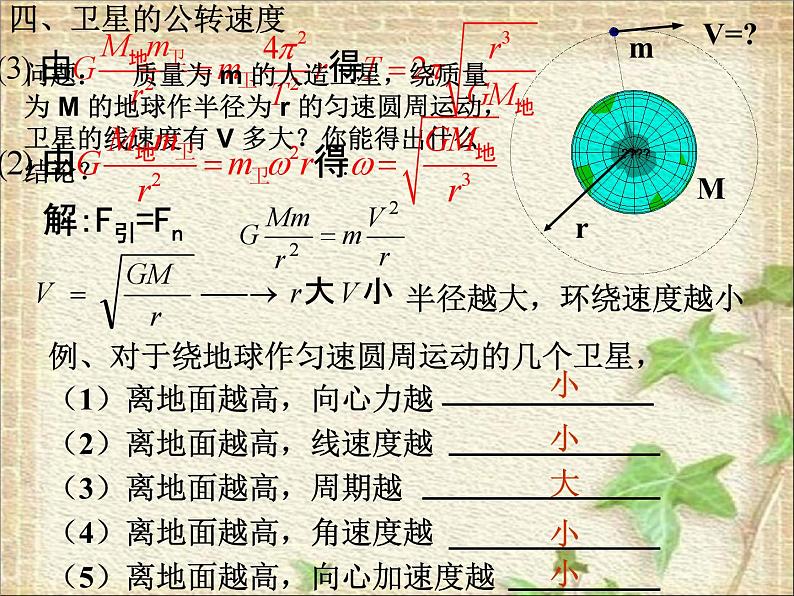 2022-2023年人教版(2019)新教材高中物理必修2 第7章万有引力与宇宙航行第3节万有引力理论的成就课件第6页