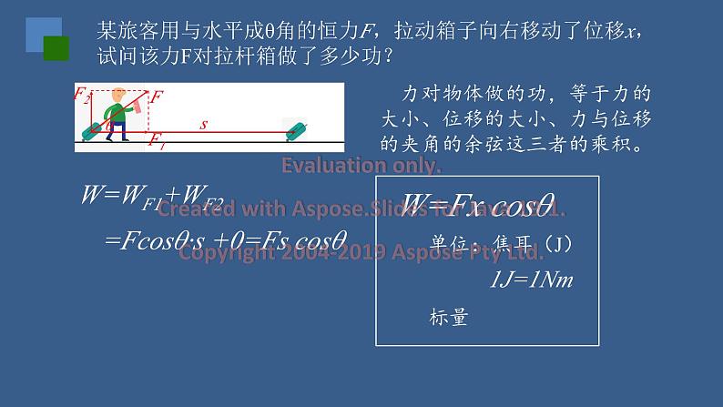 2022-2023年人教版(2019)新教材高中物理必修2 第8章机械能守恒定律第1节功与功率(1)课件04