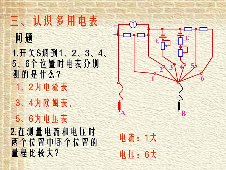 2022-2023年人教版(2019)新教材高中物理必修3 第11章电路及其应用第5节实验：练习使用多用电表(1)课件第7页