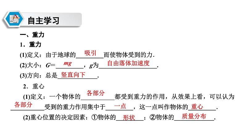 2021-2022学年高中物理人教版（2019）必修第一册 3.1.1 重力与弹力 课件1第3页