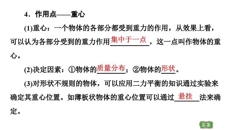 2021-2022学年高中物理人教版（2019）必修第一册 第3章 1.重力与弹力 课件2第7页