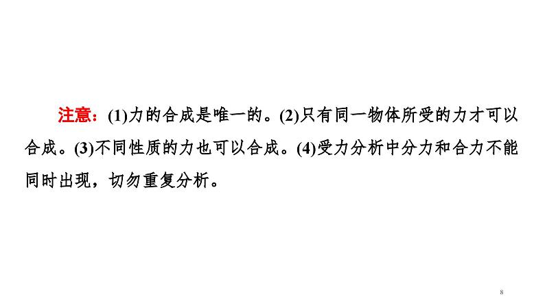 2021-2022学年高中物理人教版（2019）必修第一册 第3章 4.力的合成和分解 课件208