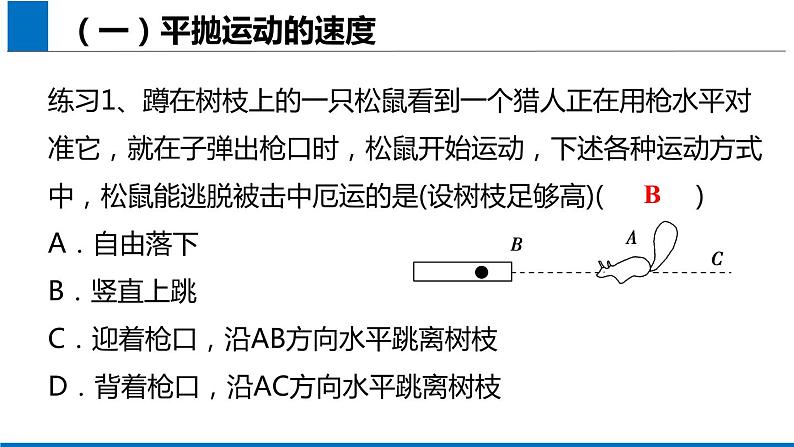 2019人教版 物理必修二 第5章 第4节抛体运动的规律（2）课件PPT第7页