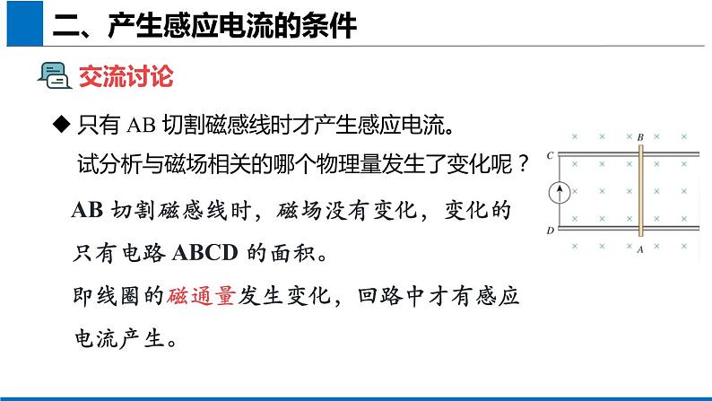 2019人教版 物理必修三 第13章 第3节 电磁感应现象及应用（2）课件PPT08