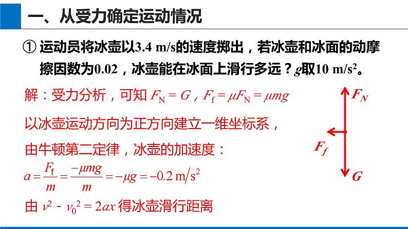 2019人教版 物理必修一 第4章 第5节牛顿运动定律的应用——课件（2）第8页