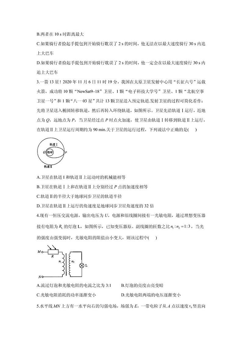 2021届河北省高三下学期5月高考物理终极猜题卷 新高考版 PDF版第2页