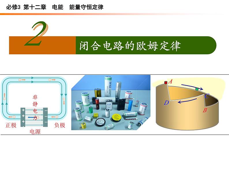 12.2+闭合电路的欧姆定律+课件-2022-2023学年高二上学期物理人教版（2019）必修第三册第1页