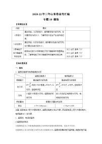 专题10 磁场——【山东专用】2020-2022三年高考物理真题分类汇编（原卷版+解析版）