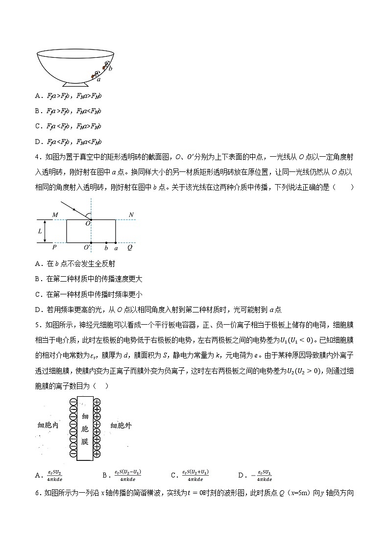 2023年高考考前押题密卷：物理（重庆卷）（A4考试版）02