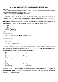 2023届吉安市重点中学高考物理试题命题比赛模拟试卷（11）