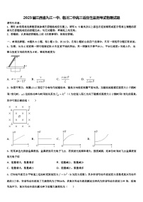 2023届江西省九江一中、临川二中高三适应性监测考试物理试题