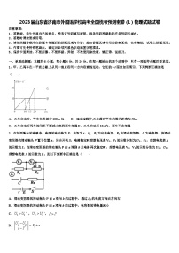 2023届山东省济南市外国语学校高考全国统考预测密卷（1）物理试题试卷