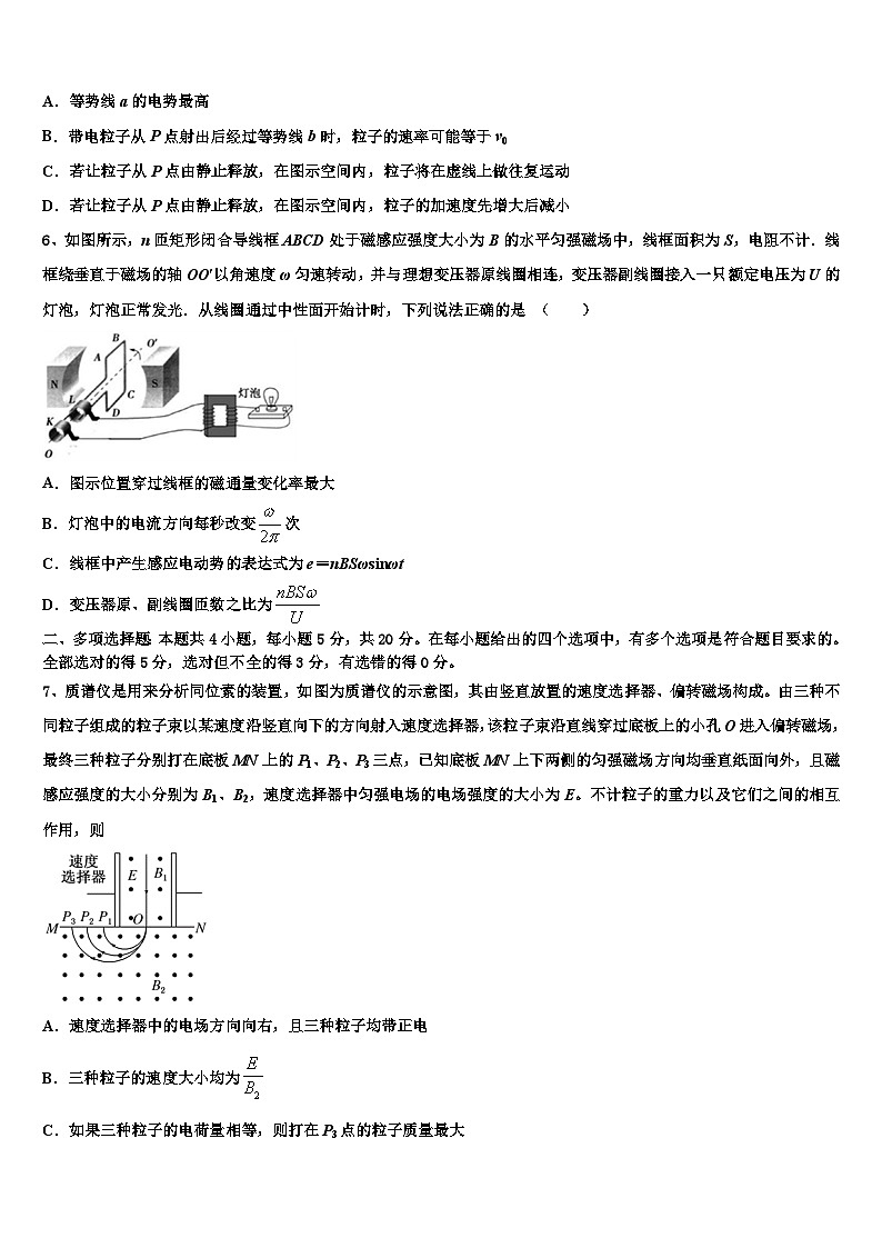 2023届浙江省“七彩阳光”新第二学期高三摸底考试物理试题试卷第3页