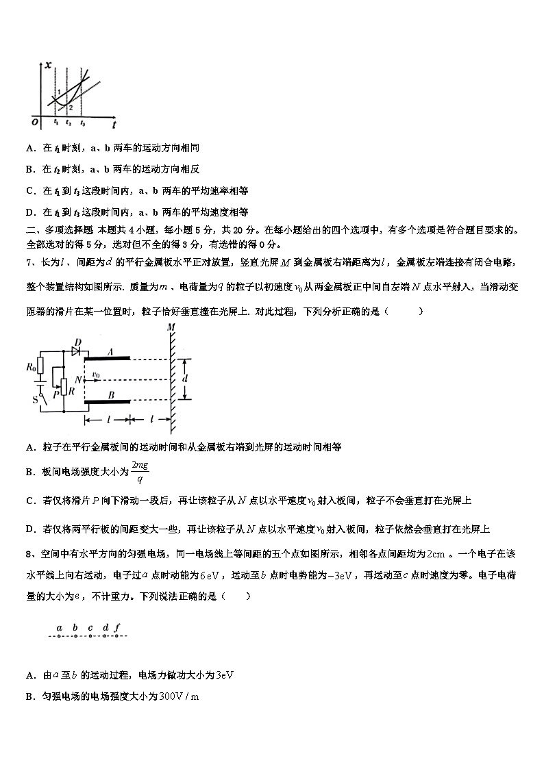 2023届上海市市西初级中学高三第二次模拟考试物理试题第3页