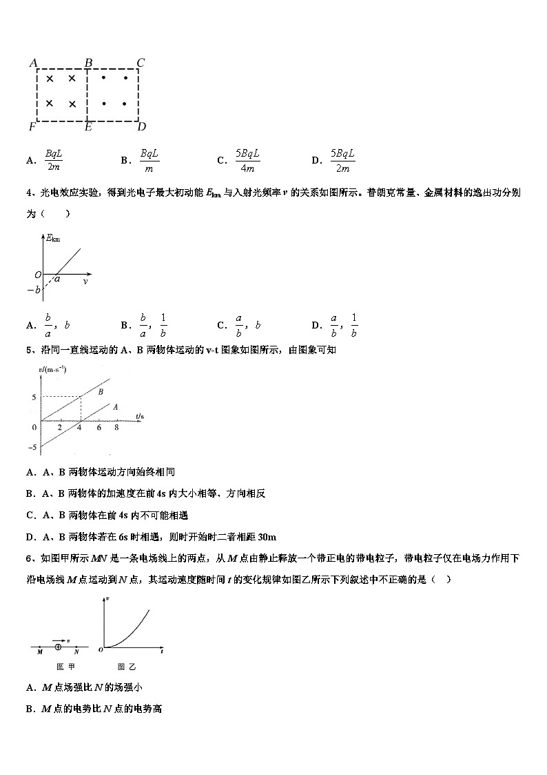 2023届上海市向明中学高三下-第九次质量检测试题物理试题试卷第2页