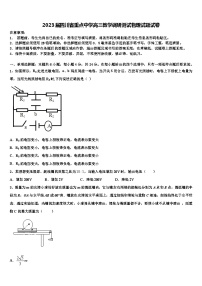 2023届四川省重点中学高三教学调研测试物理试题试卷