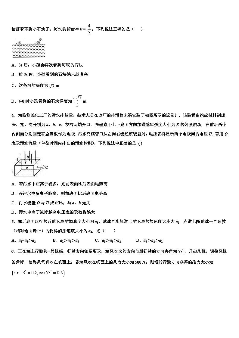 2023届山西省曲沃中学高三下学期期末联考物理试题试卷02