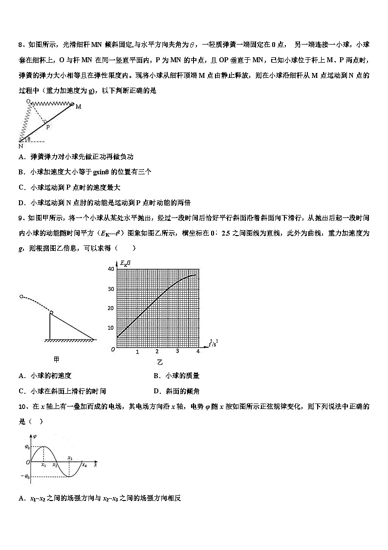 2023届四川省广元天立学校高三高考热身试题第3页