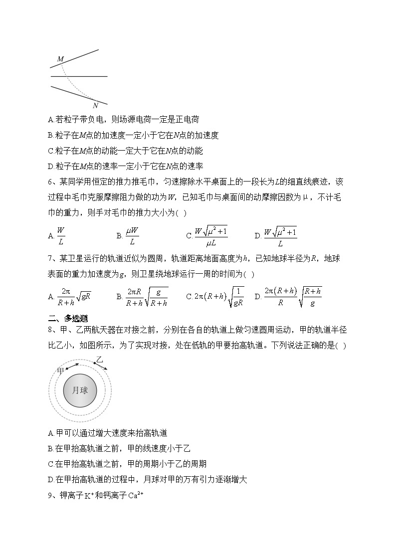 河北省唐山市十县一中2022-2023学年高一下学期期中物理试卷（含答案）02