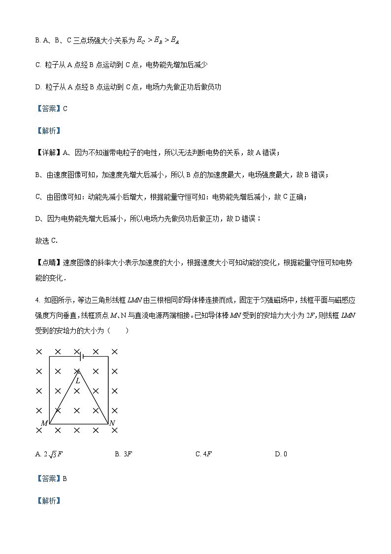 2022-2023学年河南省信阳中学高二上学期期末物理试题含解析第3页