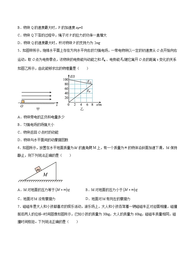 必刷卷01——【高考三轮冲刺】2023年高考物理考前20天冲刺必刷卷（云南，安徽，黑龙江，山西，吉林五省通用）（原卷版）第3页