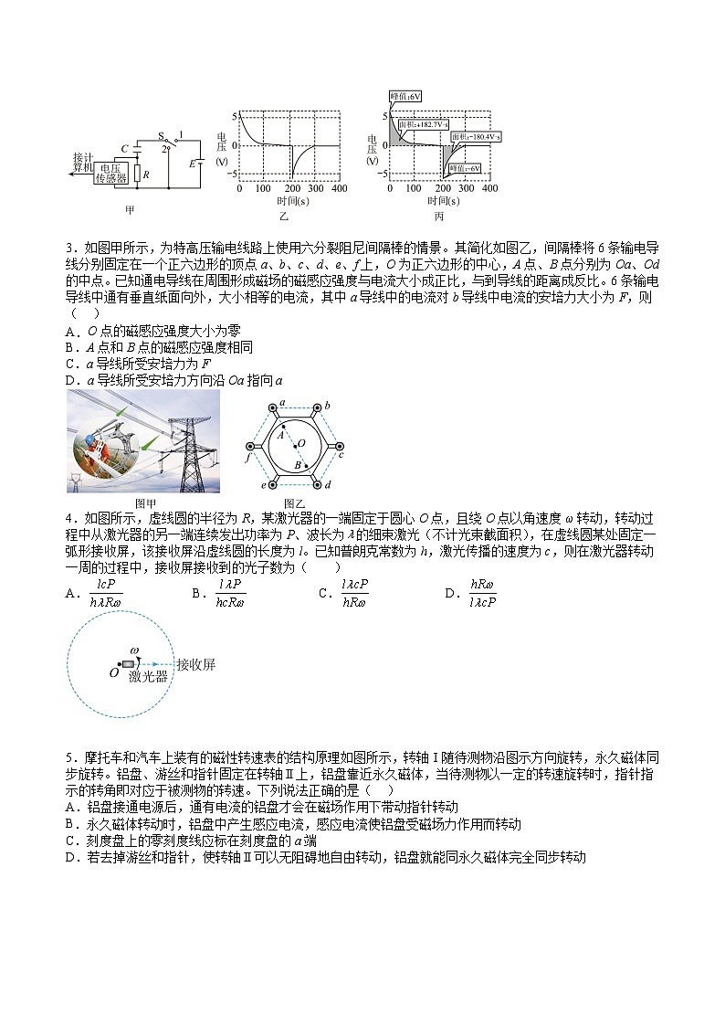 必刷卷01——【高考三轮冲刺】2023年高考物理考前20天冲刺必刷卷（江苏卷）（考试版）第2页