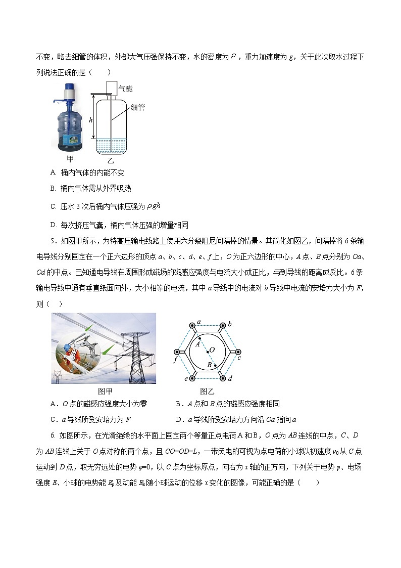 必刷卷03——【高考三轮冲刺】2023年高考物理考前20天冲刺必刷卷（河北新高考专用）（原卷版）  第3页