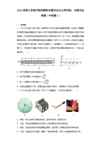 2023届浙江省高考物理模拟试题知识点分类训练：电磁学选择题（中档题）1