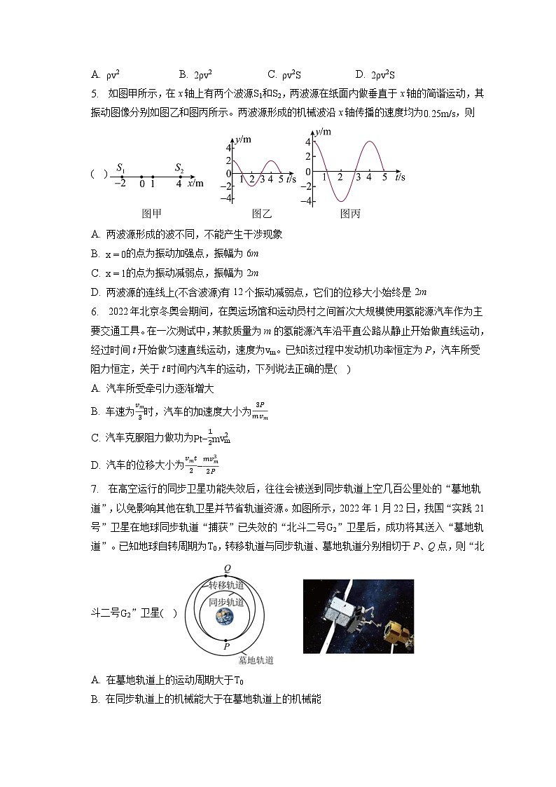 2021_2022学年重庆市西南大学附属中学高一（下）期末物理试卷-普通用卷第2页