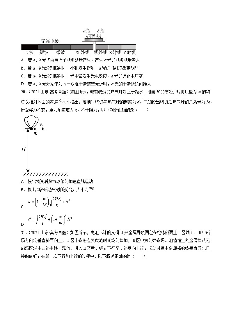 真题重组卷03——2023年高考物理真题汇编重组卷（全国通用）03