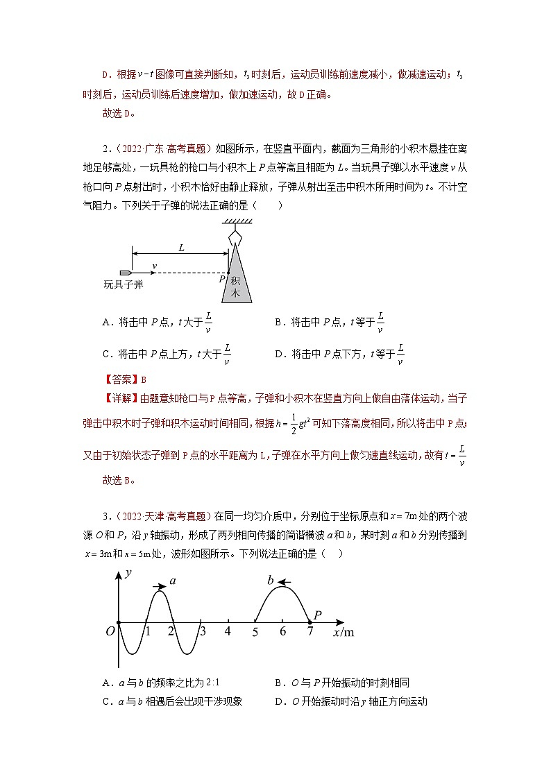 真题重组卷01——2023年高考物理真题汇编重组卷（辽宁专用）（解析版）第2页